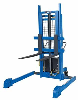 Vestil LL-PMPS-60-AC pallet stacker shown from an alternate angle