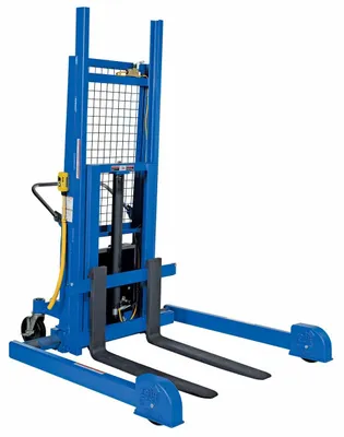 Vestil LL-PMPS-60-AC pallet stacker shown from an alternate angle