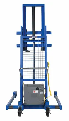 Vestil LL-PMPS-60-DC pallet stacker shown from an alternate angle