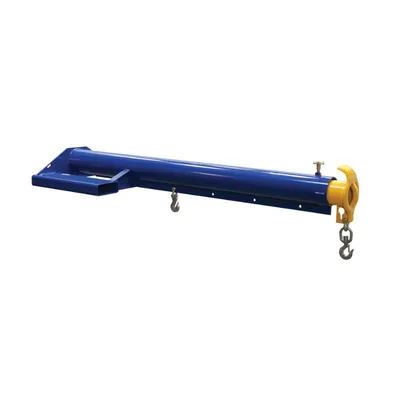 Vestil LM-EBT-4-24 Steel Economy Telescoping Lift Boom with a Fork Pocket Center