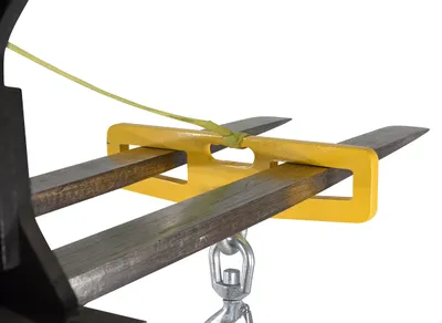 Vestil LM-HP10-SL forklift attachment shown from an alternate angle