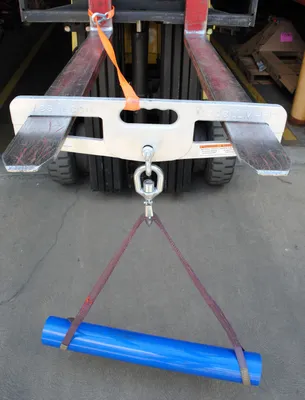 Vestil LM-HP4-S forklift attachment shown from an alternate angle