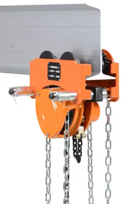Vestil LOW-1G manual hoist shown from an alternate angle