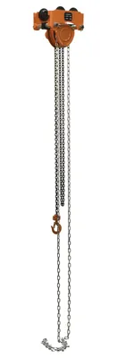 Vestil LOW-1P manual hoist shown from an alternate angle