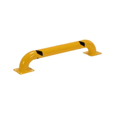 Vestil LPRO-48-9-4 Steel Low Profile Rack Guard Bollard