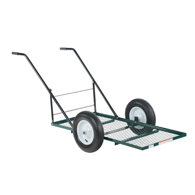 Vestil LSC-2448-TC Steel Landscape Cart with Low Profile Tilt