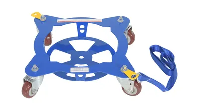 Vestil MPD-5 Multi-Pail Dolly with Pull Strap