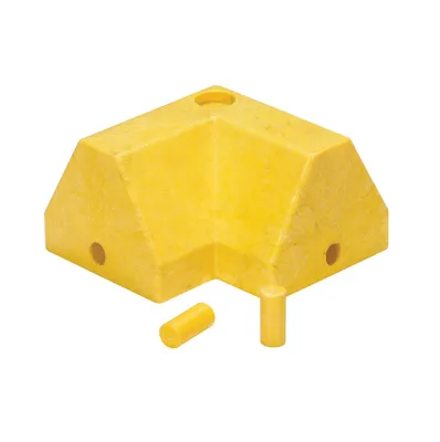 Vestil MPG-L wheel stop shown from an alternate angle