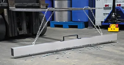 Vestil MS-72 magnetic sweepers​ shown from an alternate angle