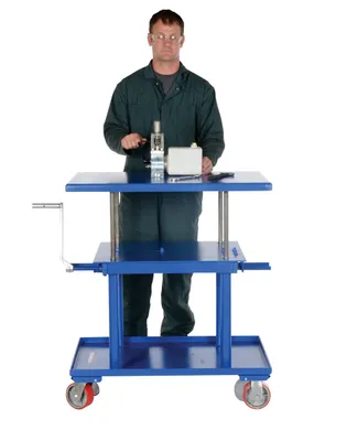 Vestil MT-2436-HP lift table shown from an alternate angle