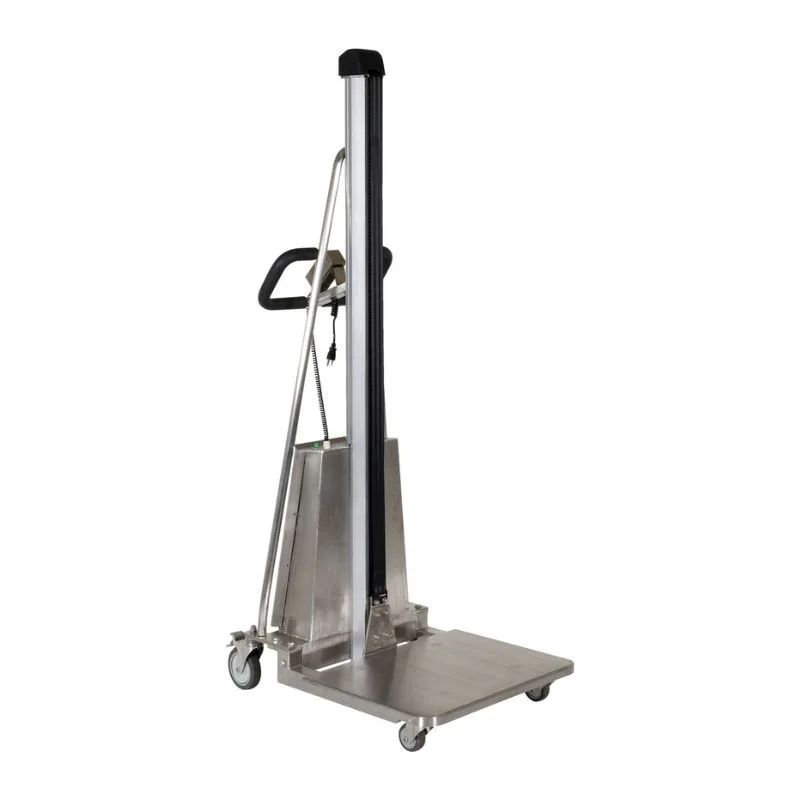 Vestil Stainless Steel DC Powered Work Position 330 Lb. Capacity