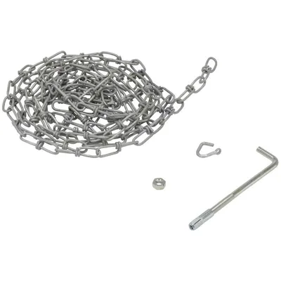 Vestil OH-15 Carbon Steel Double Loop Coil Chain with Hanger