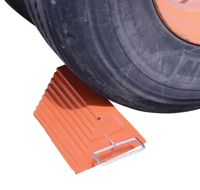 Vestil ORWC-8-HDL wheel chock shown from an alternate angle