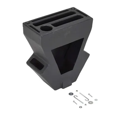 Vestil P-CADDY-BK pallet jack accessorie shown from an alternate angle