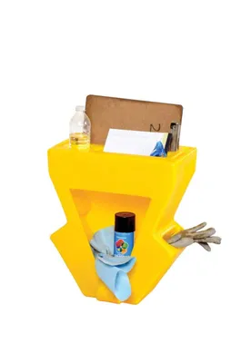 Vestil P-CADDY pallet jack accessorie shown from an alternate angle