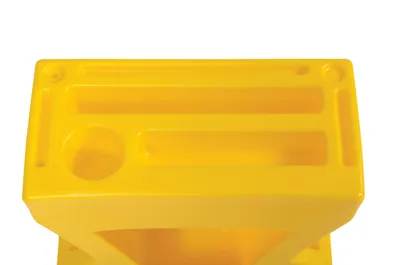 Vestil P-CADDY Yellow Virgin LDPE Pallet Jack Caddy 4