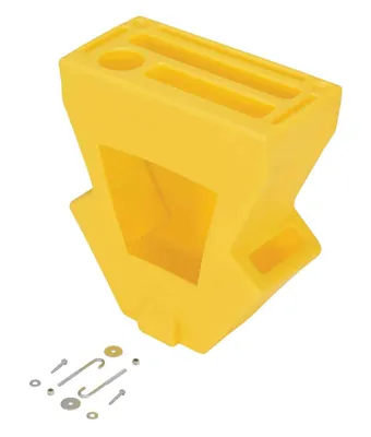 Vestil P-CADDY pallet jack accessorie shown from an alternate angle