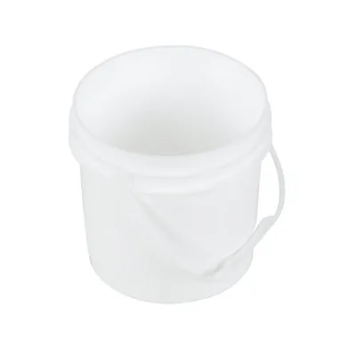 Vestil PAIL-1-PWP High Density Polyethylene Open Head Pail with Plastic Handle 1 Gallon