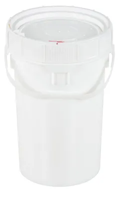 Vestil PAIL-SCR-65-W shown from an alternate angle