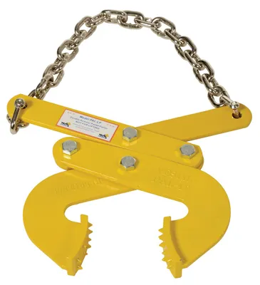 Vestil PAL-LP clamp shown from an alternate angle