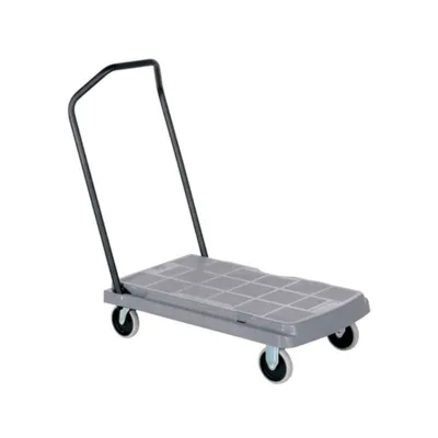 Vestil PC-60 High Density Polyethylene Platform Truck Ergonomic Fold Down Handle