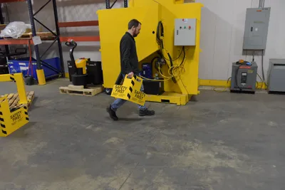 Vestil PCG-16-HDL warehouse equipment shown from an alternate angle