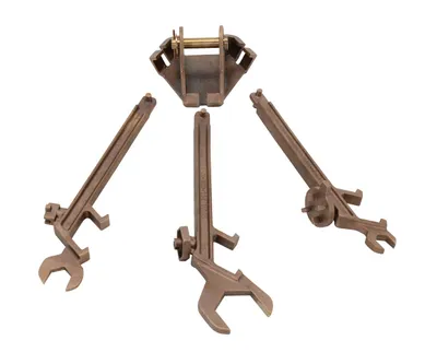 Vestil PDL-800-M-BR drum handling equipment shown from an alternate angle