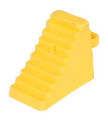 Vestil PEWC-3-YL Polyethylene Wheel Chock 1