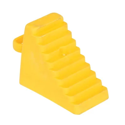 Vestil PEWC-3-YL Polyethylene Wheel Chock
