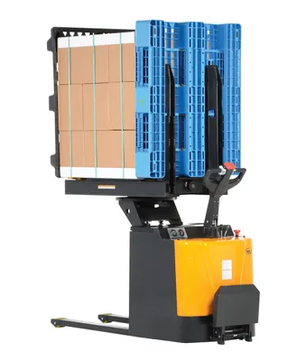 Vestil PI-P-3000-3254 portable pallet inverter shown from an alternate angle
