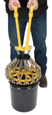Vestil PLC-5 buckets and pail shown from an alternate angle