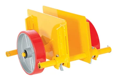 Vestil PLDL-ADJ-8PS Steel Adjustable Panel Dolly With Poly-On-Steel Casters