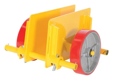 Vestil PLDL-ADJ-8PS Steel Adjustable Panel Dolly With Poly-On-Steel Casters