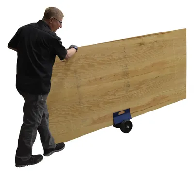 Vestil PLDL-HD-4-8GFN Steel Heavy Duty Adjustable Panel Dolly With Glass Filled Nylon Casters