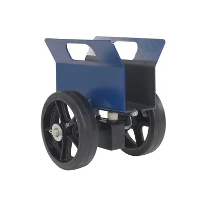 Vestil PLDL-HD-4-8MR Steel Heavy Duty Adjustable Panel Dolly With Mold On Rubber Casters