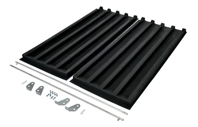 Vestil PLID-D-200 Polyethylene Heavy Duty D Style Hopper Lid