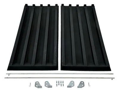 Vestil PLID-D-200 Polyethylene Heavy Duty D Style Hopper Lid