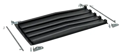 Vestil PLID-D-25 Polyethylene Heavy Duty D Style Hopper Lid