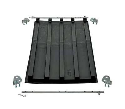 Vestil PLID-D-33 Polyethylene Heavy Duty D Style Hopper Lid