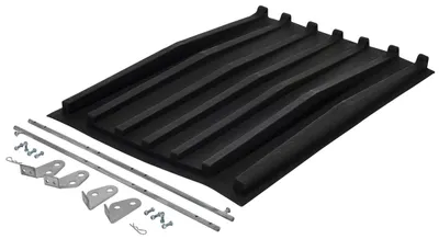 Vestil PLID-D-50 Polyethylene Heavy Duty D Style Hopper Lid