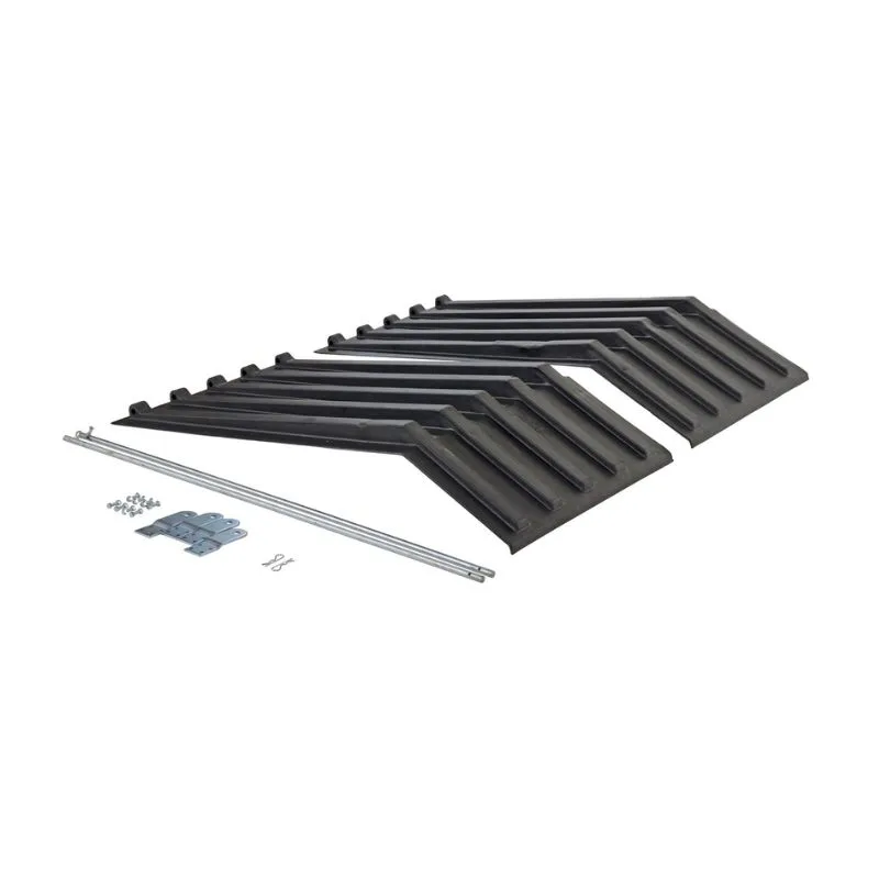 Vestil PLID-H-100 Polyethylene Heavy Duty H Style Hopper Lid