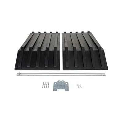 Vestil PLID-H-150 Polyethylene Heavy Duty H Style Hopper Lid