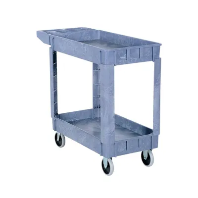 Vestil PLSC-2-1731 Plastic Utility Service Cart