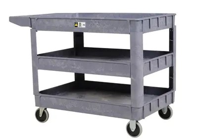 Vestil PLSC-3-1731 utility cart shown from an alternate angle