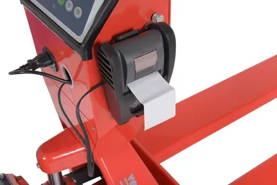 Vestil PM-2048-SCL-LP-PT pallet jack shown from an alternate angle