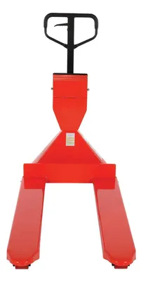 Vestil PM-2748-SCL-LP pallet jack shown from an alternate angle
