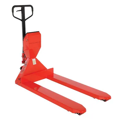 Vestil PM-2748-SCL-LP pallet jack shown from an alternate angle