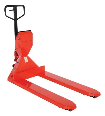 Vestil PM-2748-SCL-LP pallet jack shown from an alternate angle