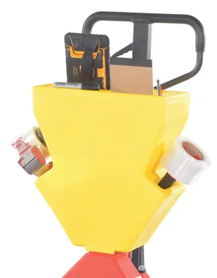 Vestil PM4-2796-UP-001 pallet jack shown from an alternate angle