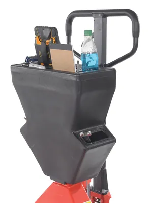 Vestil PM4-2796-UP-002 pallet jack shown from an alternate angle